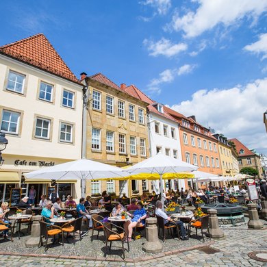 Osnabrücker Altstadt Café am Markt