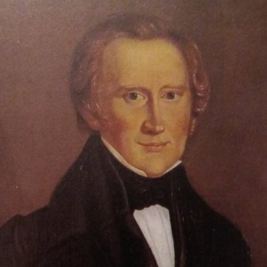 Johann Carl Bertram Stüve, anonymes Porträtgemälde aus dem 19. Jahrhundert