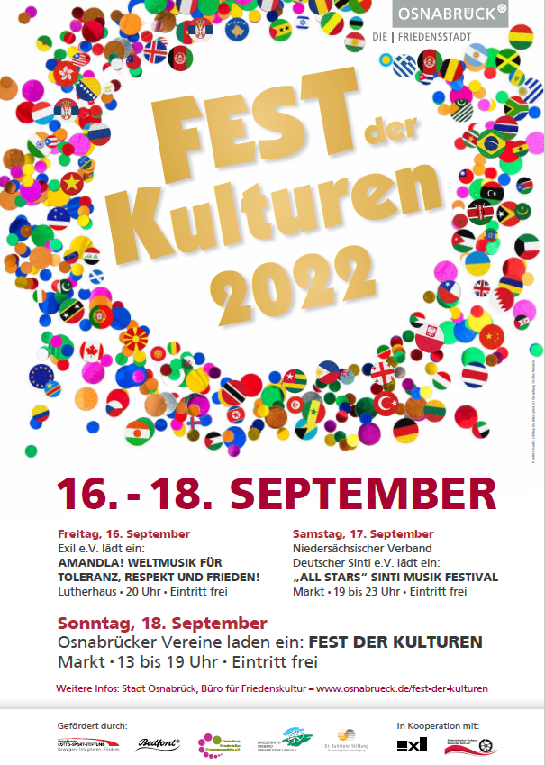 Plakat "Fest der Kulturen 2022"