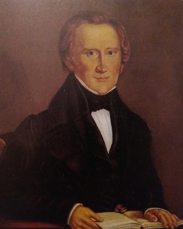 Johann Carl Bertram Stüve, anonymes Porträtgemälde aus dem 19. Jahrhundert
