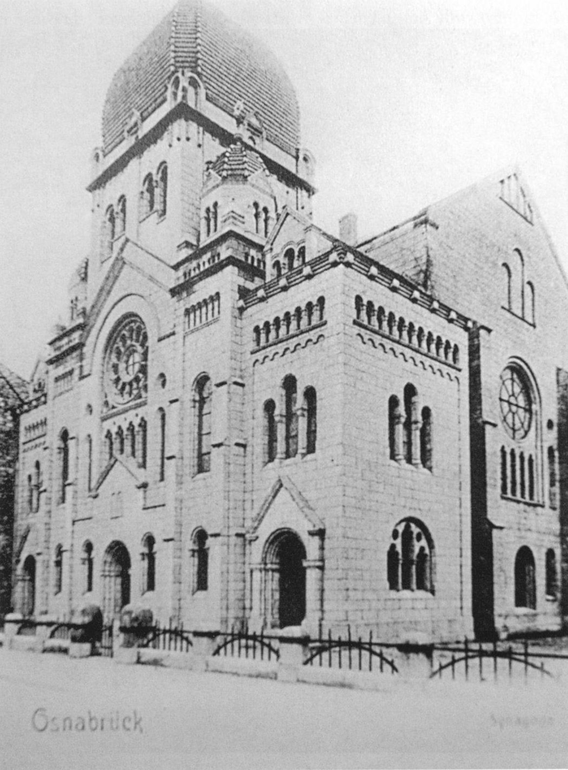 Gebäude der Alten Synagoge um 1910  